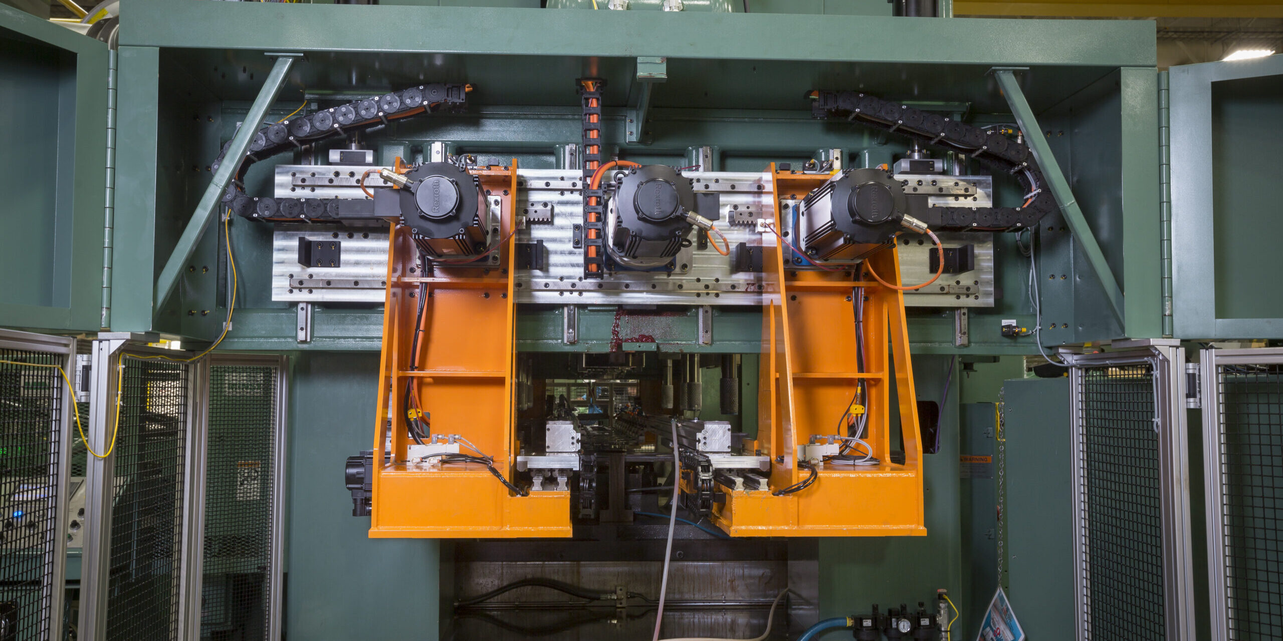 Stamping machine with 12 step automated press